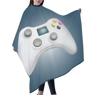 Personality  Vector Game Controller Illustration Hair Cutting Cape