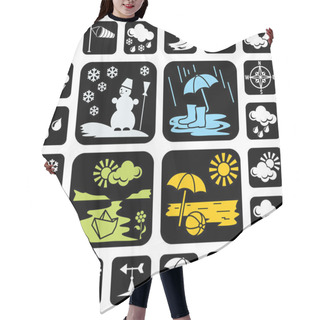 Personality  Icons Meteo Hair Cutting Cape