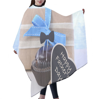 Personality  Fathers Day Cupcake Gift.  Hair Cutting Cape