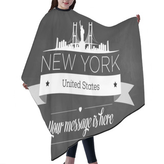 Personality  New York City Greeting Card Hair Cutting Cape