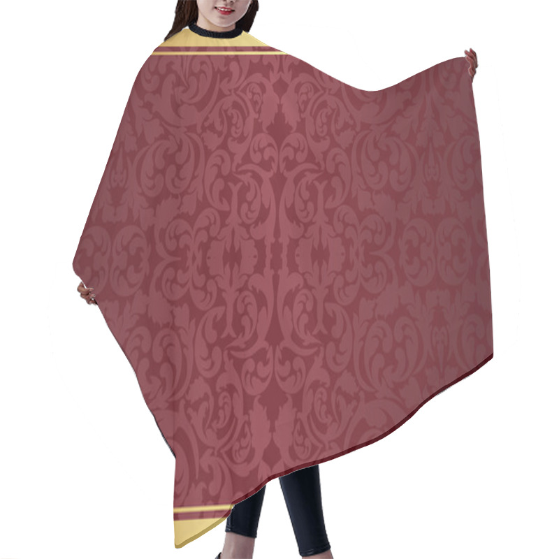 Personality  Background With Ornaments Hair Cutting Cape