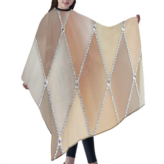 Personality  Background With Patterns Of Rhinestones Hair Cutting Cape