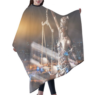 Personality  Themi Symbol Of Justice, Blurred Background Hair Cutting Cape