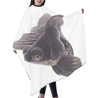 Personality  Black Goldfish On White Hair Cutting Cape