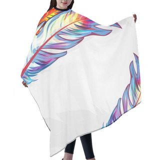 Personality  Bright Feathers Hair Cutting Cape