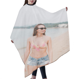 Personality  Bikini Top Hair Cutting Cape