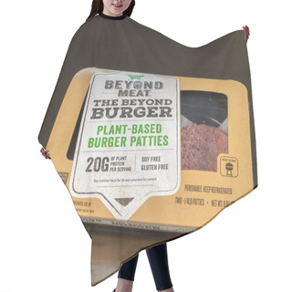 Personality  Beyond Meat Plant Based Burger Package Of Two Patties Hair Cutting Cape