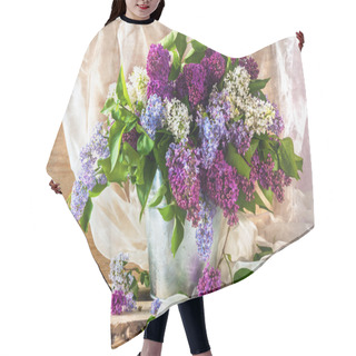 Personality  Still Life Sprigs Lilac Thriving Hair Cutting Cape