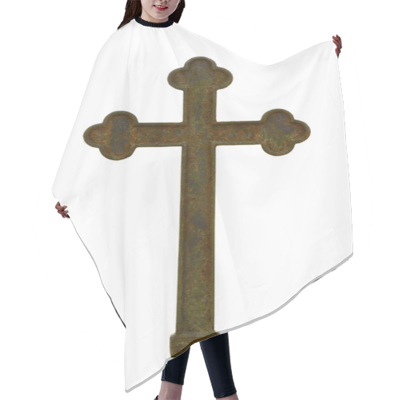 Personality  Old Rusty Cross Hair Cutting Cape