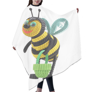 Personality  Toy Of Quilling. Bee Hair Cutting Cape