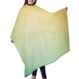 Personality  Yellow Green Background Hair Cutting Cape