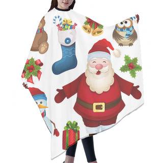 Personality  Christmas Set Hair Cutting Cape