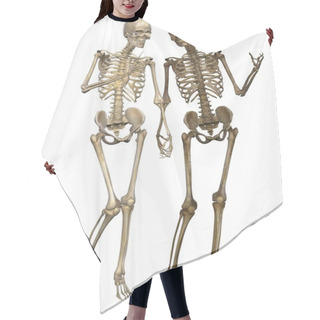 Personality  3 D Skeletons - Friends For Ever Hair Cutting Cape