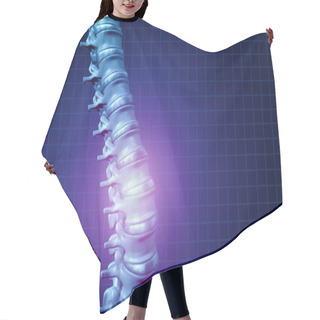 Personality  Back Spine Pain Hair Cutting Cape