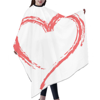Personality  Heart Shape For Love Symbols Hair Cutting Cape