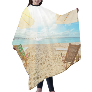 Personality  Sunny Beach Hair Cutting Cape