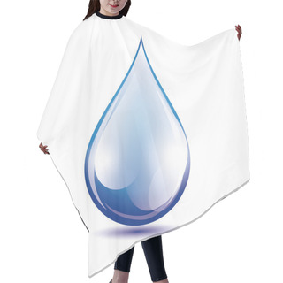Personality  Water Drop Vector Hair Cutting Cape