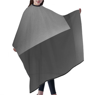 Personality  Blank Abstract Grey And Black Monochrome Background   Hair Cutting Cape