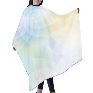Personality  Floral Background In Pastel Colors Hair Cutting Cape