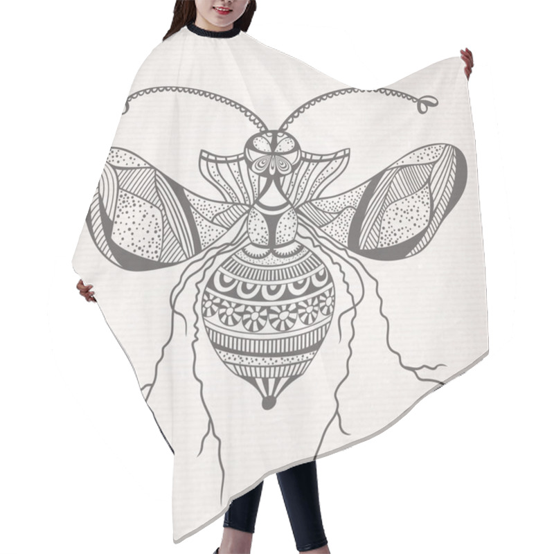 Personality  Vector Decorative Insect Butterfly Hair Cutting Cape