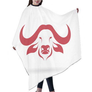 Personality  Vector Image Of An Buffalo Head On White Background Hair Cutting Cape