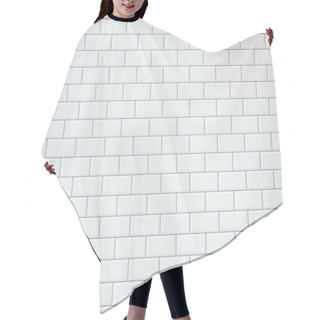 Personality  White Tiles Background Hair Cutting Cape