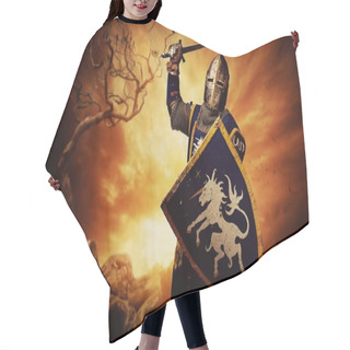 Personality  Medieval Knight Hair Cutting Cape