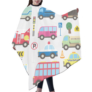 Personality  Cute Transportation Collection Set. Perfect For Invitations, Blog, Web Design, Graphic Design,embroidery, Scrapbooking, Scrapbook Elements, Papers, Card Making, Stationery, Paper Crafts And So Much More! Hair Cutting Cape