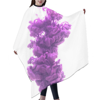 Personality  Purple Ink Cloud Swirling In Water Hair Cutting Cape