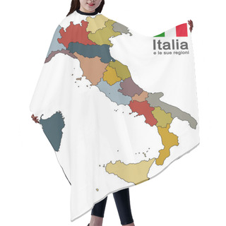 Personality  Italy And Regions Hair Cutting Cape