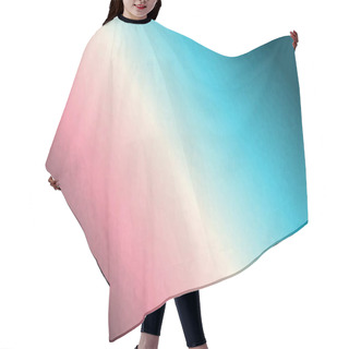 Personality  Abstract Multicolored Background With Poly Pattern Hair Cutting Cape