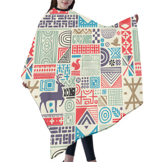 Personality  Abstract Pop Art Hair Cutting Cape