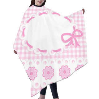 Personality  Baby Girl Card Hair Cutting Cape