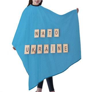 Personality  The Phrase Is Laid Out In Wooden Letters. Top View. Motivation. Hair Cutting Cape