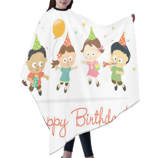 Personality  Happy Birthday Kids Hair Cutting Cape