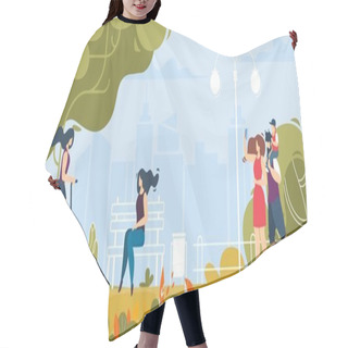 Personality  Happy Weekends Outdoors Recreation And People Rest Hair Cutting Cape