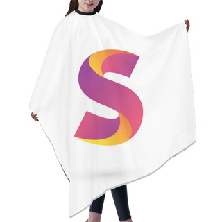 Personality  Letter S Logo Icon Design Template Elements Hair Cutting Cape