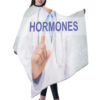 Personality  Doctor Touching Hormones Sign Hair Cutting Cape