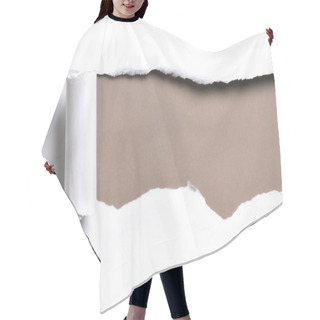 Personality  Ripped Paper Hair Cutting Cape