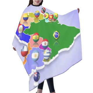 Personality  South America Hair Cutting Cape