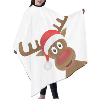 Personality  Christmas Reindeer Hair Cutting Cape