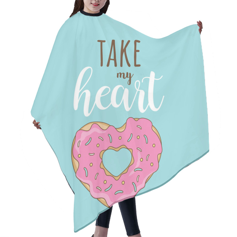 Personality  Take My Heart Vector February 14   Hair Cutting Cape