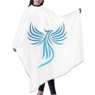 Personality  Phoenix Vector Template Hair Cutting Cape