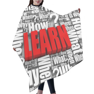 Personality  Learning Hair Cutting Cape