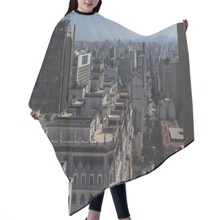Personality  Cityscape With View On Avenue Hair Cutting Cape