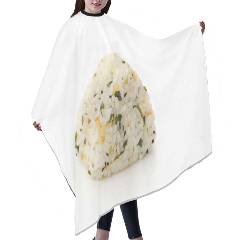 Personality  Japanese Food, Onigiri, Tenkasu With Perilla Rice Ball Hair Cutting Cape