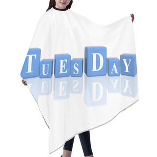 Personality  Tuesday In 3d Cubes Hair Cutting Cape