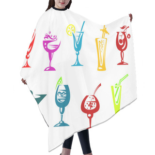 Personality  Alcohol And Juice Cocktails Hair Cutting Cape