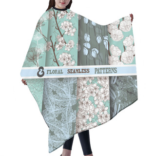 Personality  Seamless Patterns Hair Cutting Cape