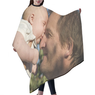 Personality  Father And Baby Hair Cutting Cape